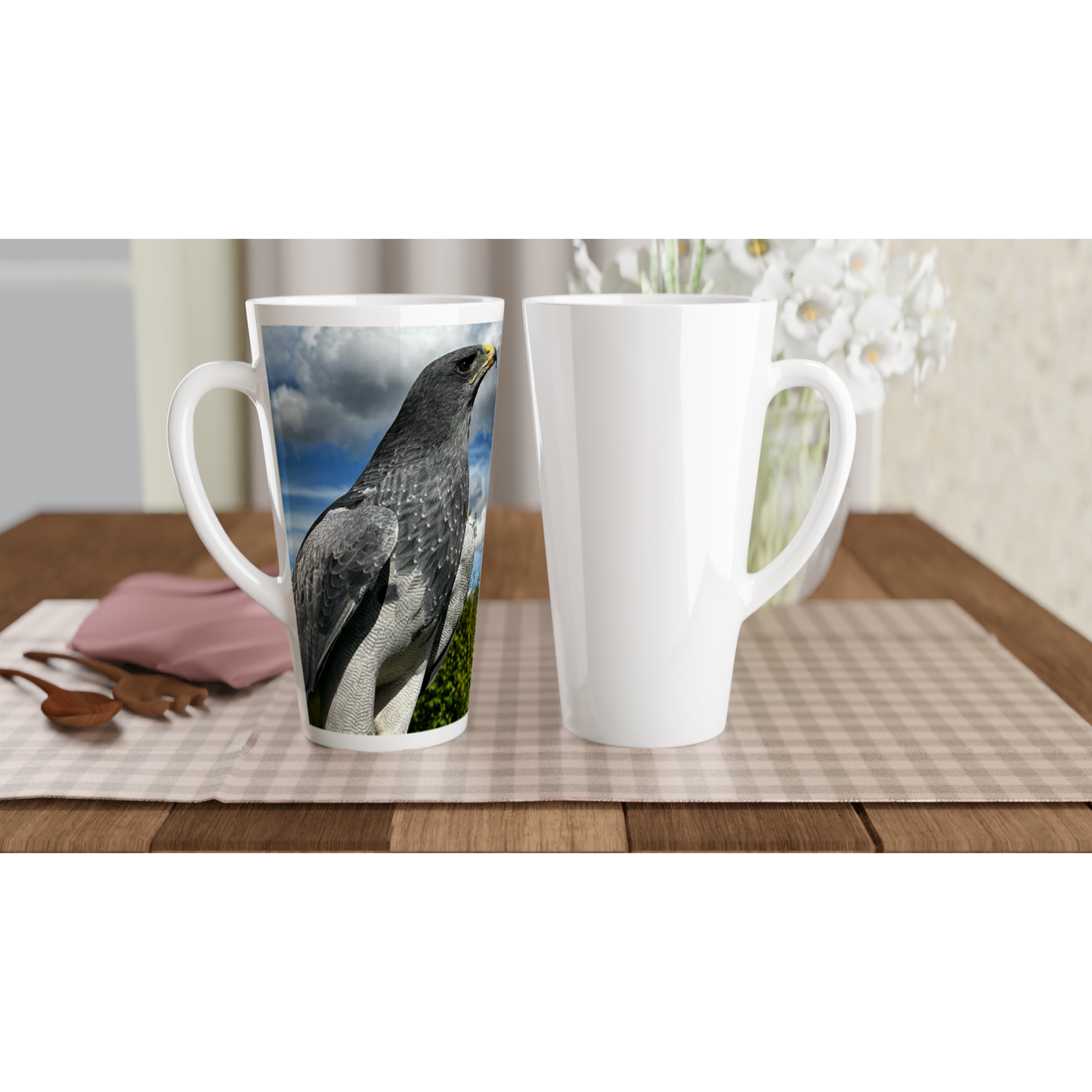 Weiße Tasse "Catho" (ca. 0,5l)