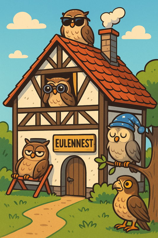 Übernachtung im Ferienhaus "Eulennest"